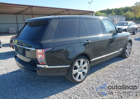 2015 Land Rover Range Rover 5.0L V8 Supercharged Autobiography из США, поврежденный, VIN SALGV3TF6FA209644